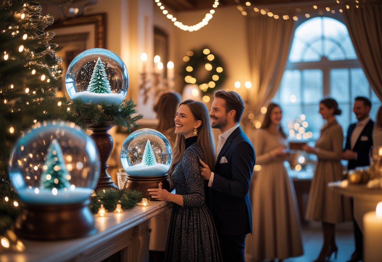 Magiske julefrokoster med snekugler og stilfulde kjoler